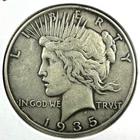 1935 $1 Silver Peace Dollar (89332)