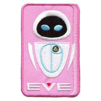 Official Wall-E ''EVE'' Full Body Embroidered Iron On Patch