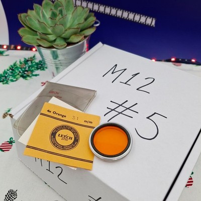 Blutegel 4x Orange 31mm Filter. Mit Info Slip und Kunststoffhülle. *Sehr guter Zustand* (refB.N)