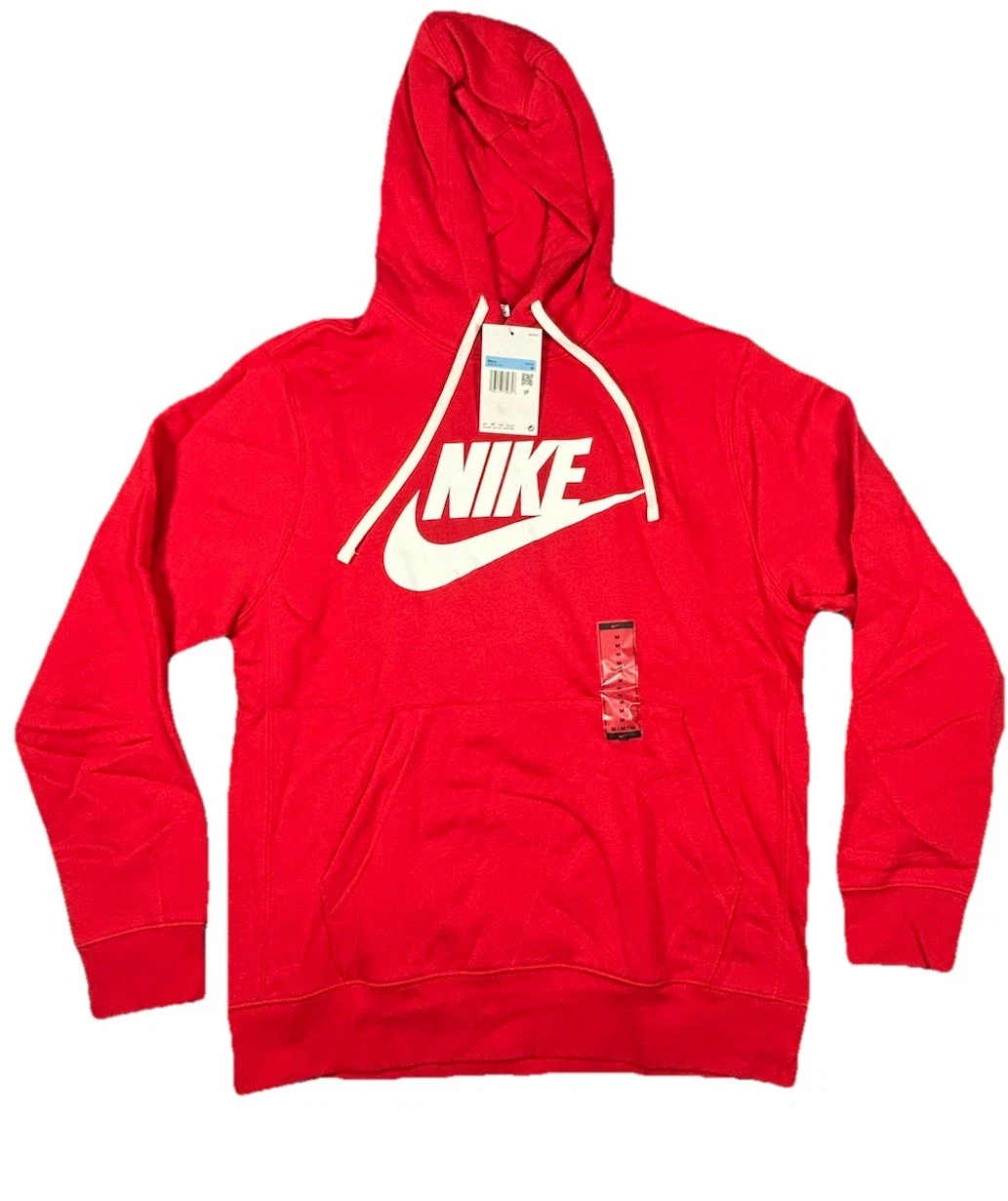 Nike Men's Hoodie Sportswear Club Fleece Active Graphic Pullover Sweatshirt Sz M