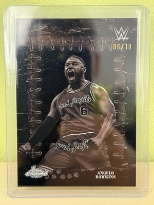 2025 Topps Chrome WWE Cactus Jack Angelo Dawkins Famed Phantoms Black /10