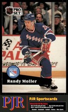 Randy Moller 1991-92 Pro Set French #163 New York Rangers
