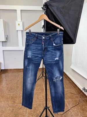   Dsquared2 Caten Twins Jeans Made In Italy Y2K Rare Retro size 50 color Blue