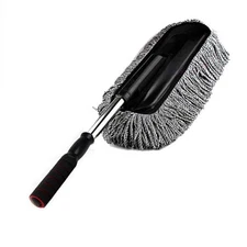 Bargain Crusader Removable Telescopic Car Wax Drag Nano Fiber Wash Brush