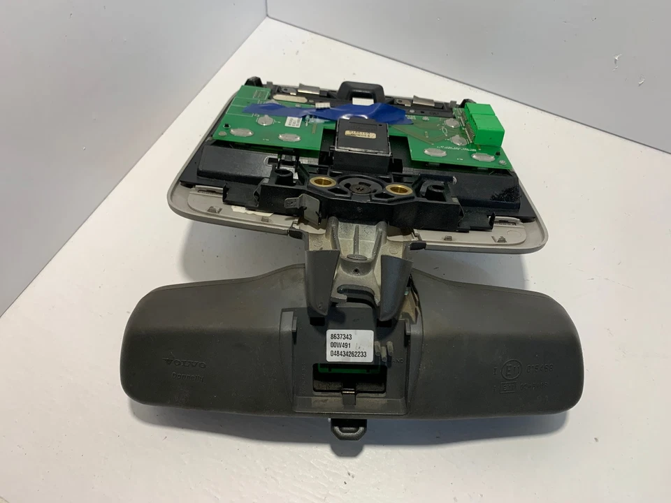 2001 VOLVO V70 INTERIOR CEILING LIGHT WITH MIRROR 8637343 9483553 - Image 3 of 4