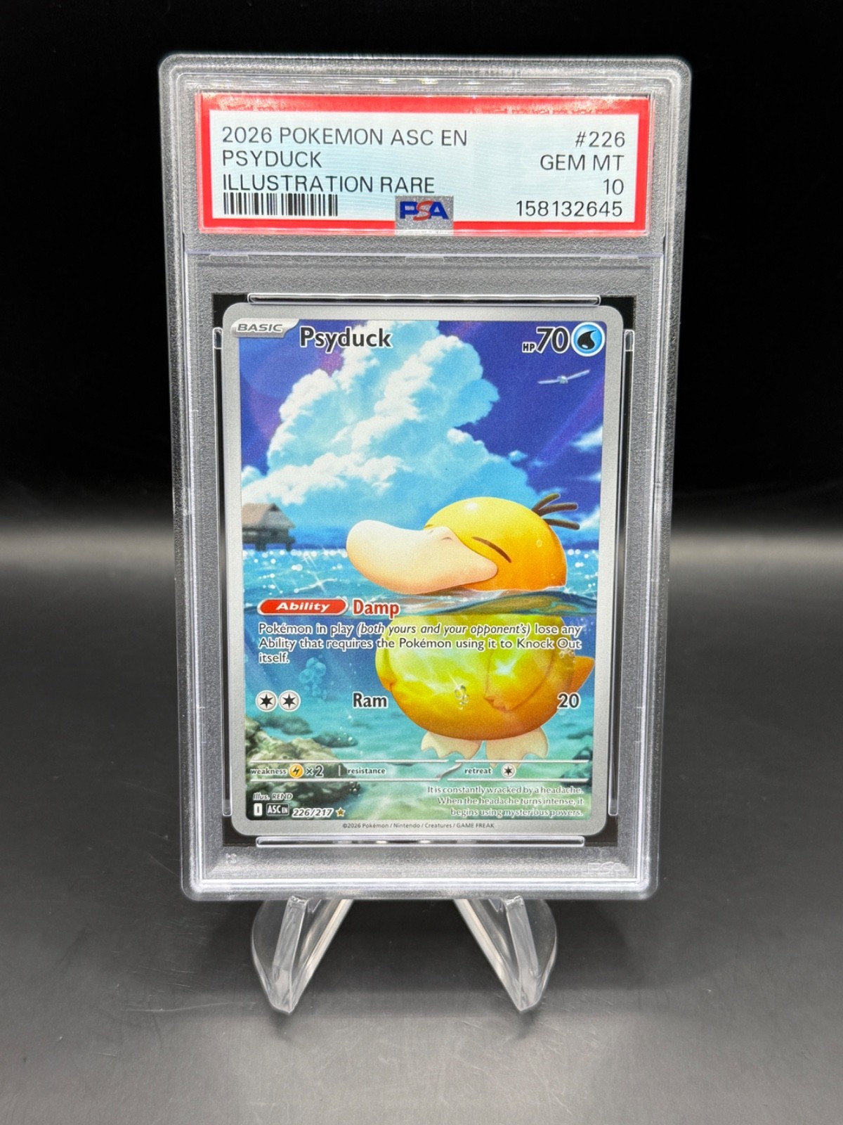 Psyduck - 226/217 - IR - ME: Ascended Heroes - PSA 10 Gem Mint