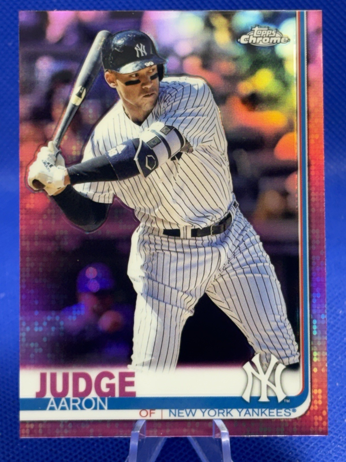 2019 Topps Chrome - Aaron Judge #100 Pink Refractor
