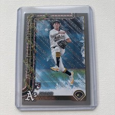2025 Topps Holiday - Jacob Wilson #H4 Holiday Silver Glitter Rookie Card