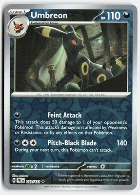Umbreon [PRE - 059/131] Rare Reverse Holofoil NM