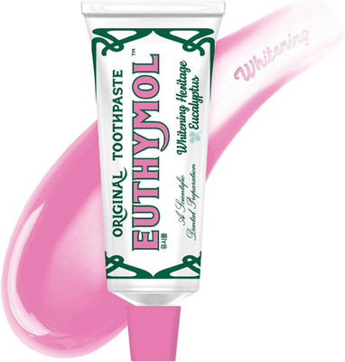 EUTHYMOL Whitening Toothpaste, Stain Removal in 2 Weeks | 3.7 Fl Oz | Whitening