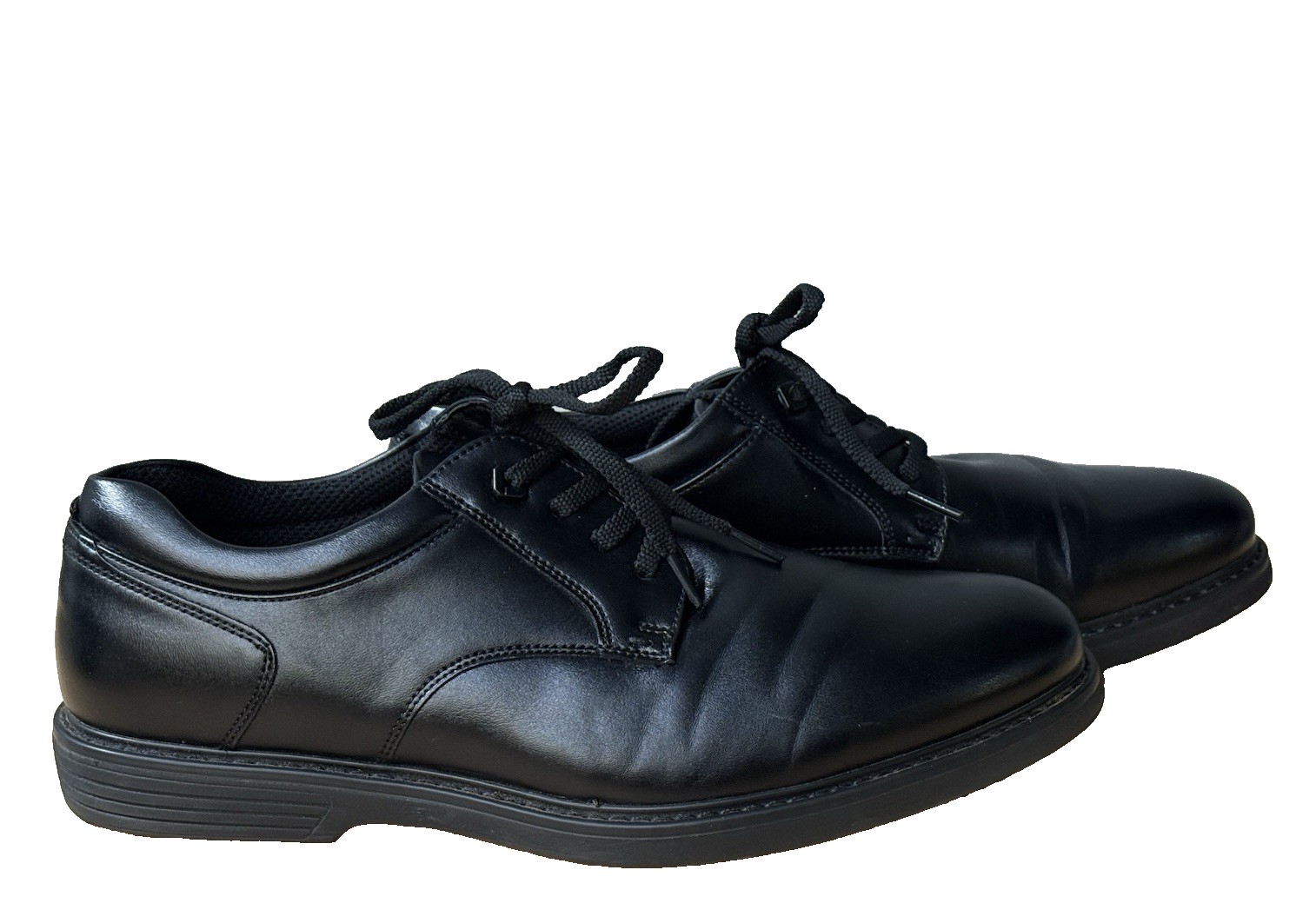 SAOLA Nunn Bush Wade Oxford da Lavoro a Punta Tinta Unita Uomo Taglia 10 M Nero