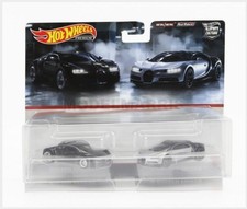 Mattel Hot Wheels Hbl96-979K-Hkf52 Bugatti - Set 2X Veyron 2009 + Bugatti Chiron