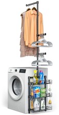 Laundry Room Shelves - Over The Washer and Dryer Storage Shelf, Laundry Hangi...