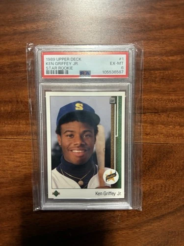 1989 Upper Deck - Star Rookie Ken Griffey Jr (RC) - PSA 6