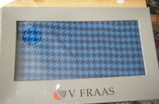 V. FRAAS mens / unisex? Dogtooth check Pattern Scarf, new in box