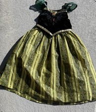 Disney Parks Frozen Princess Anna Coronation Dress Costume Girls Size L 10-12 
