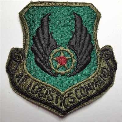 U.S. AIR FORCE LOGISTICS COMMAND OLIV SUBDUED AUFNÄHER PATCH USAF
