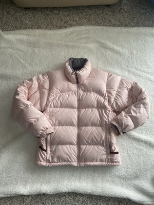 North Face Nuptse 700 Baby Pink Puffer Womens Size Medium.