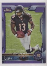 2015 Topps Chrome Rookies Purple Refractor Kevin White #125 0nr3