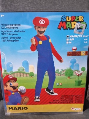 Verkleidung Super Mario Bros. Mario Kostüm (3-4 Jahre)