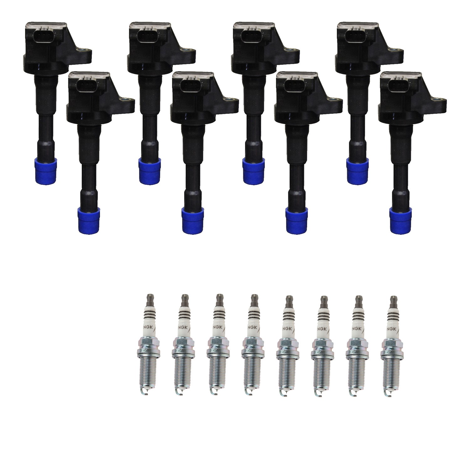 Denso 8 Ignition Coil 8 NGK Iridium Spark Plugs Kit For Civic 1.3 L4