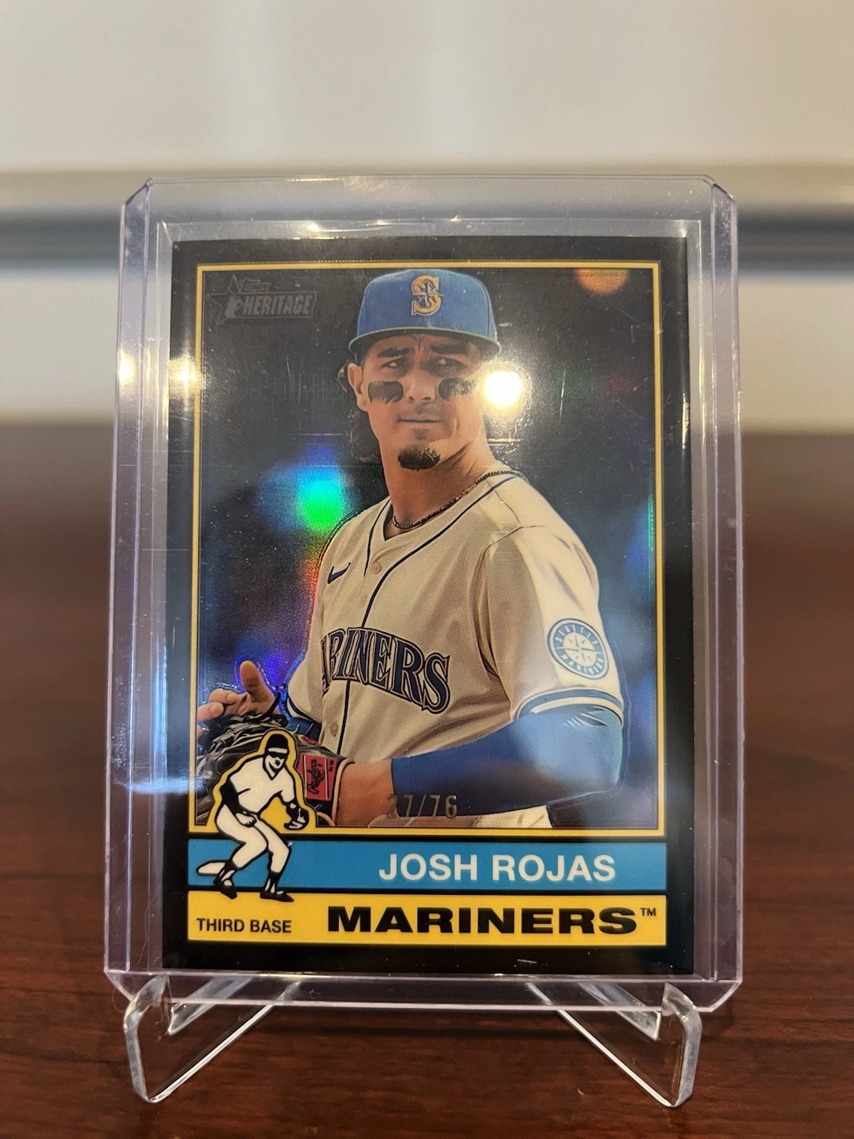 2025 Topps Heritage - Josh Rojas #12 Color of the Year /76