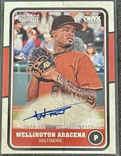 2025 Onyx Vintage Extended Wellington Aracena Base Auto #VAWEAR - Orioles