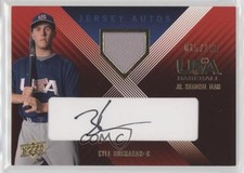 2008 USA Baseball National Teams Jersey Autos Black Ink Kyle Buchanan Auto 0f6