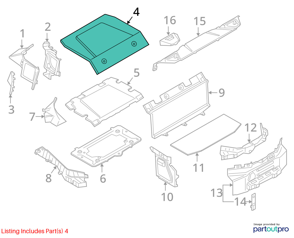 BMW i8 2015-2020 Front Side floor panel