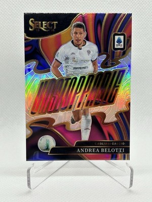 Panini Select Serie A 2025-26 Andrea Belotti Unstoppable Silver Prizm  Cagliari