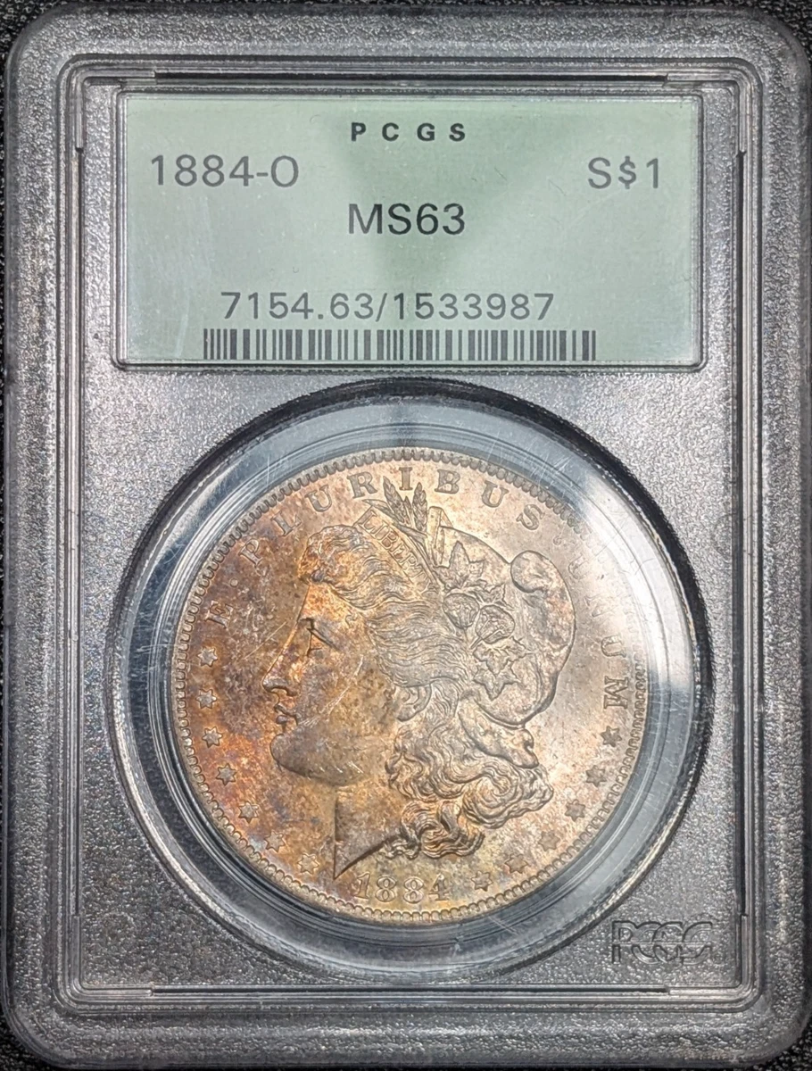 New Orleans Grade MS 63 1884 Year Morgan US Dollars (1878-1921