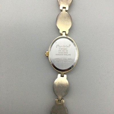 Gruen Precision Scarab Womens Watch 19mm White Dial Gold  display picture 2