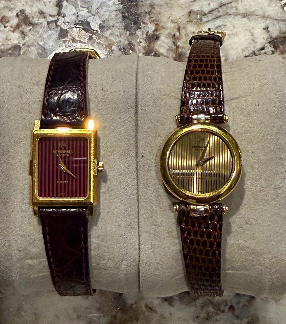 Gold Plated Case Round RAYMOND WEIL Wristwatches for sale | eBay
