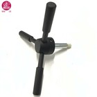 3 Spoke Safe Handle Heavy-Duty Black For  Home Fireproof Gun Safe Handle