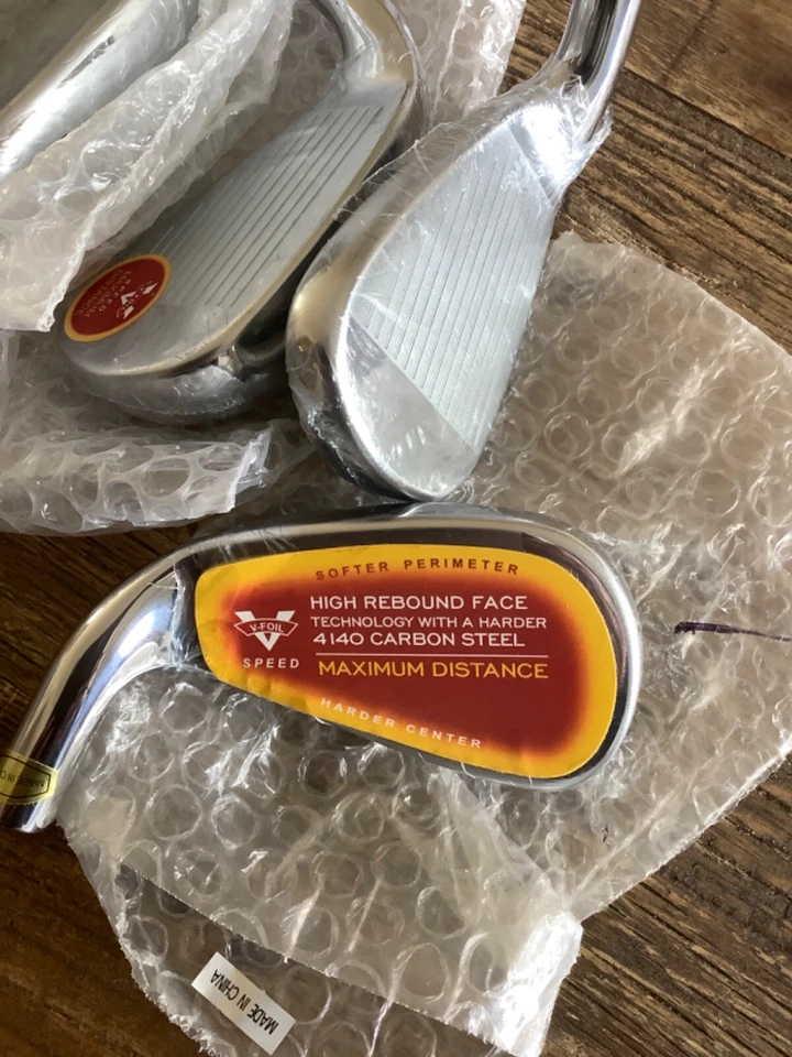 Rare new half set of MacGregor V-Foil M465 irons 3/4/5/6i - ideal for combo set - Image 2 of 3