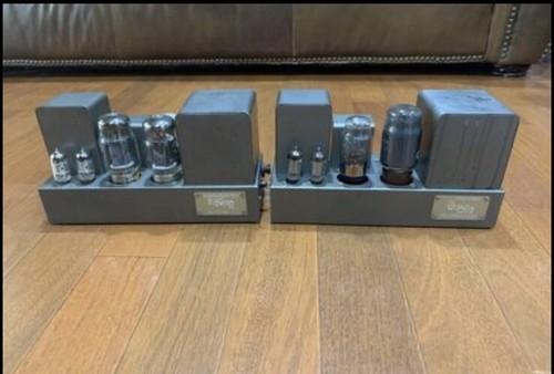 Pair QUAD II Classic Vacuum Tube Type Power Amplifier Vintage Audio Mono Blocks