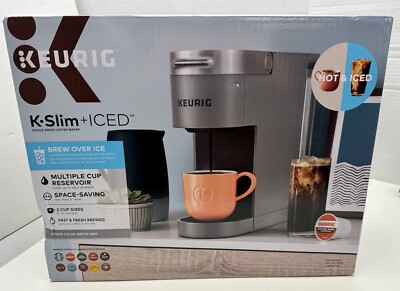 Keurig K-Slim ICED Single Serve Coffee Maker Brews to 12oz