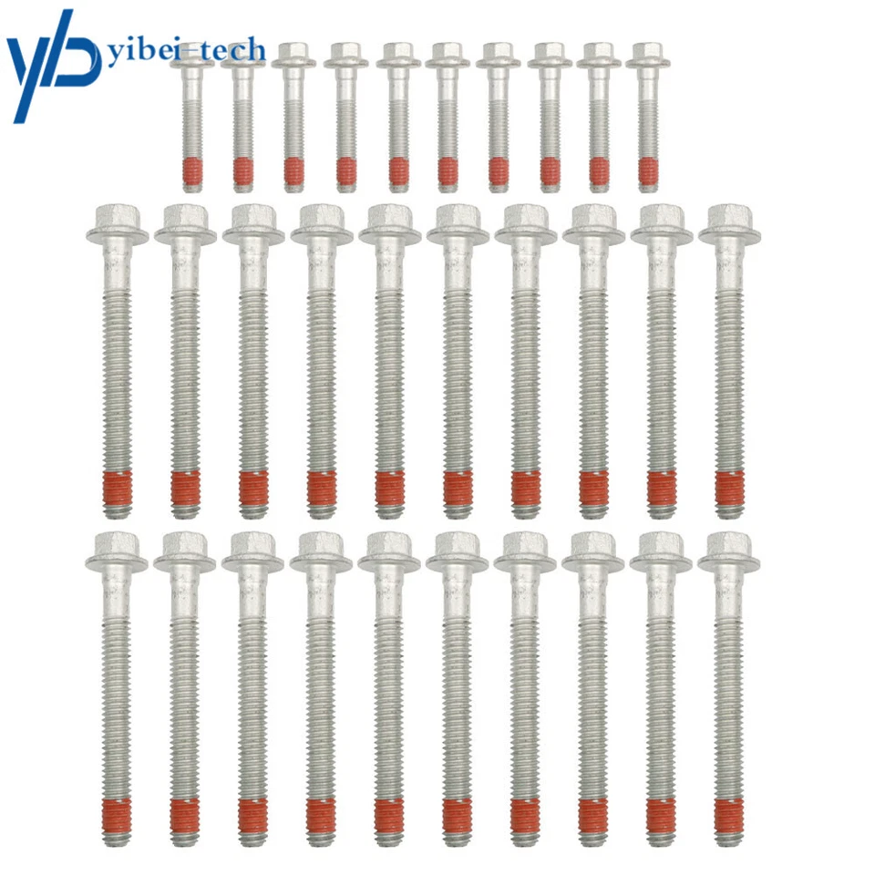 Juego completo de juntas y pernos de cabeza para Chevy Silverado Tahoe GMC Sierra Yukon 4,8 L 5,3 Foto 4 de 4