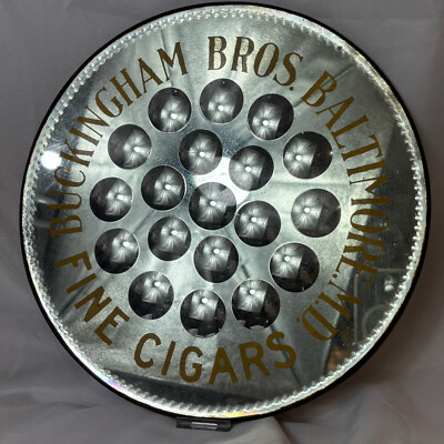 Buckingham Bros. Baltimore MD Fine Cigars Advertising Mirror