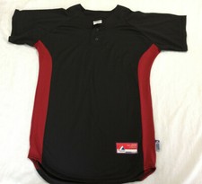 NWOT MAJESTIC COOL BASE 2BUTTON MENS ATHLETIC BASEBALL JERSEY SHIRT SIZE S