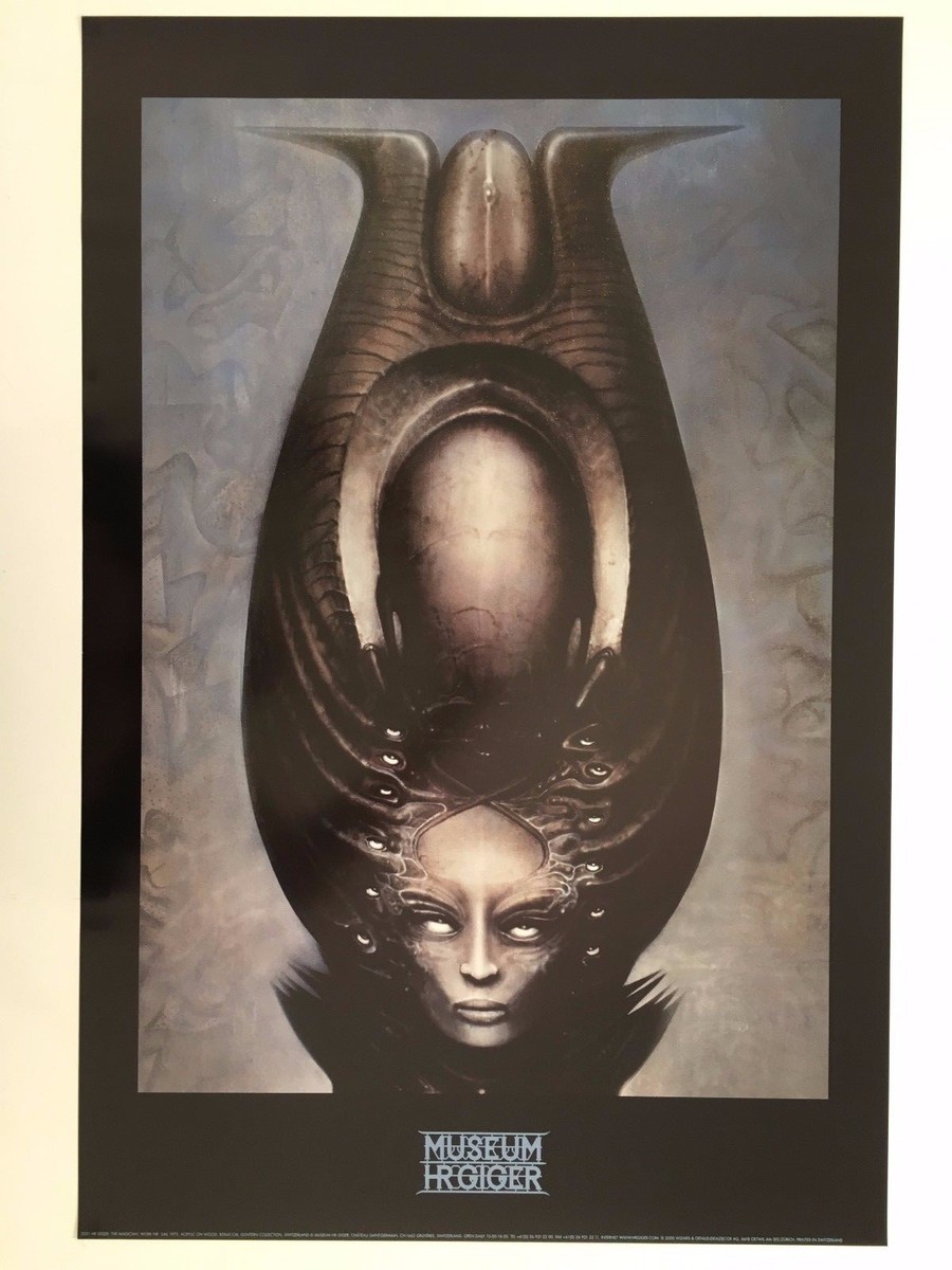 H.R GIGER, THE MAGICIAN,1973, AUTHENTIC 2000 POSTER | eBay