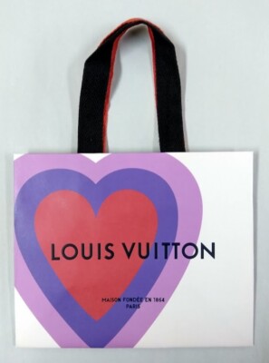 LOUIS VUITTON 8.5 x 7 X 4.5 Authentic Paper Shopping Small Bag Limited Edition