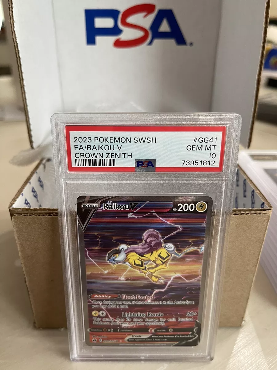 Raikou V (GG41/GG70) [Sword & Shield: Crown Zenith] PSA 10