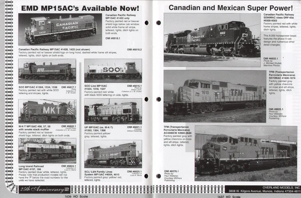 catalogo OVERLAND MODELS MAIL Bulletin 130 2000 USA                 E  aa - Image 3 of 3