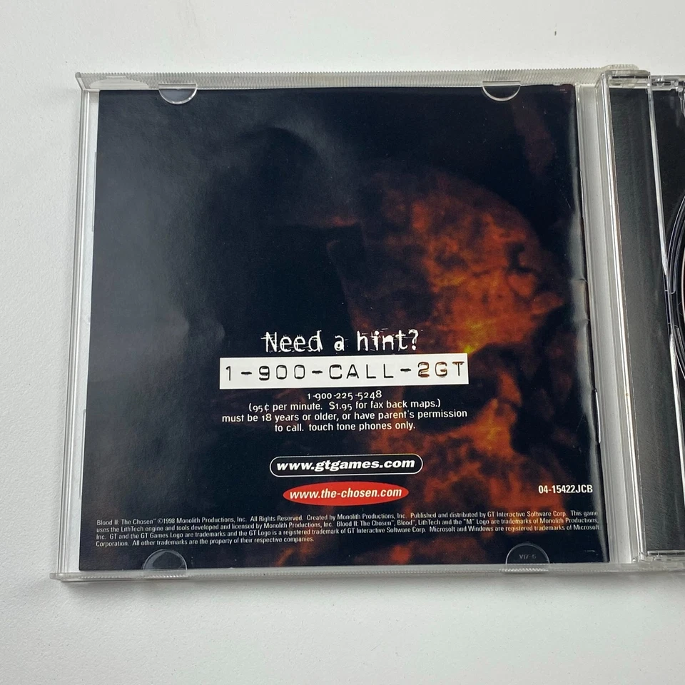 Blood II: The Chosen (PC CD-ROM, 1998) | Monolith FPS | Windows 95 Game - Image 4 of 4