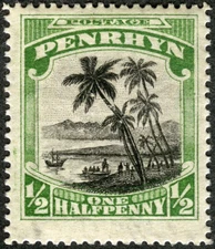 Penrhyn Islands 1920 Captain Cook Landing MH (SC# 27)