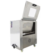 13.2Gal Electric Meat Tilt Tank Mixer Stuffing Machine 70r/min Stainless Steel