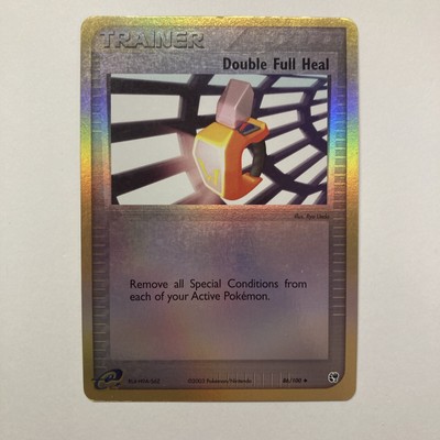 EX Sandstorm Double Full Heal 86/100 Reverse Holo 2003 Pokemon Card MP