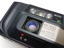 Ricoh FF-700 Film Camera 35mm Compact Point & Shoot RIkenon F2.8 + FILM TESTED +