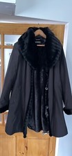 Ladies Black Coat Medium